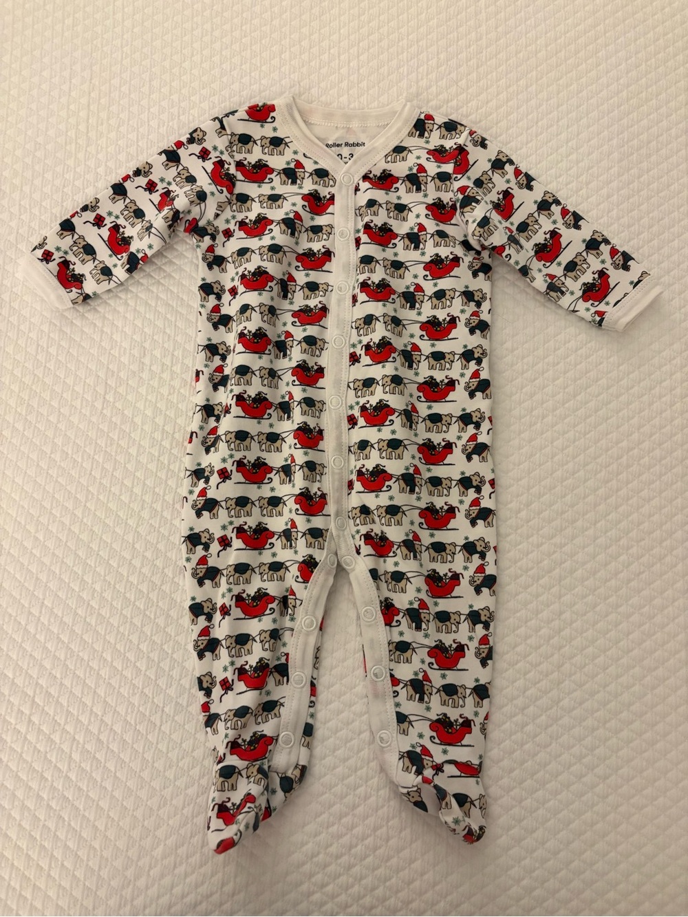Roller Rabbit baby pajamas 0-3 months